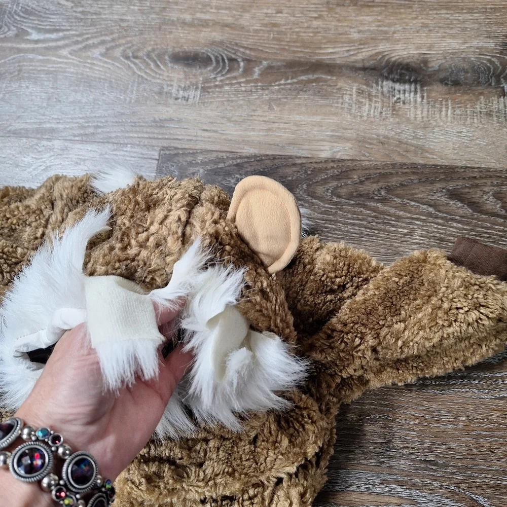 Handmade Fuzzy Monkey Costume, Child's 3T/4T